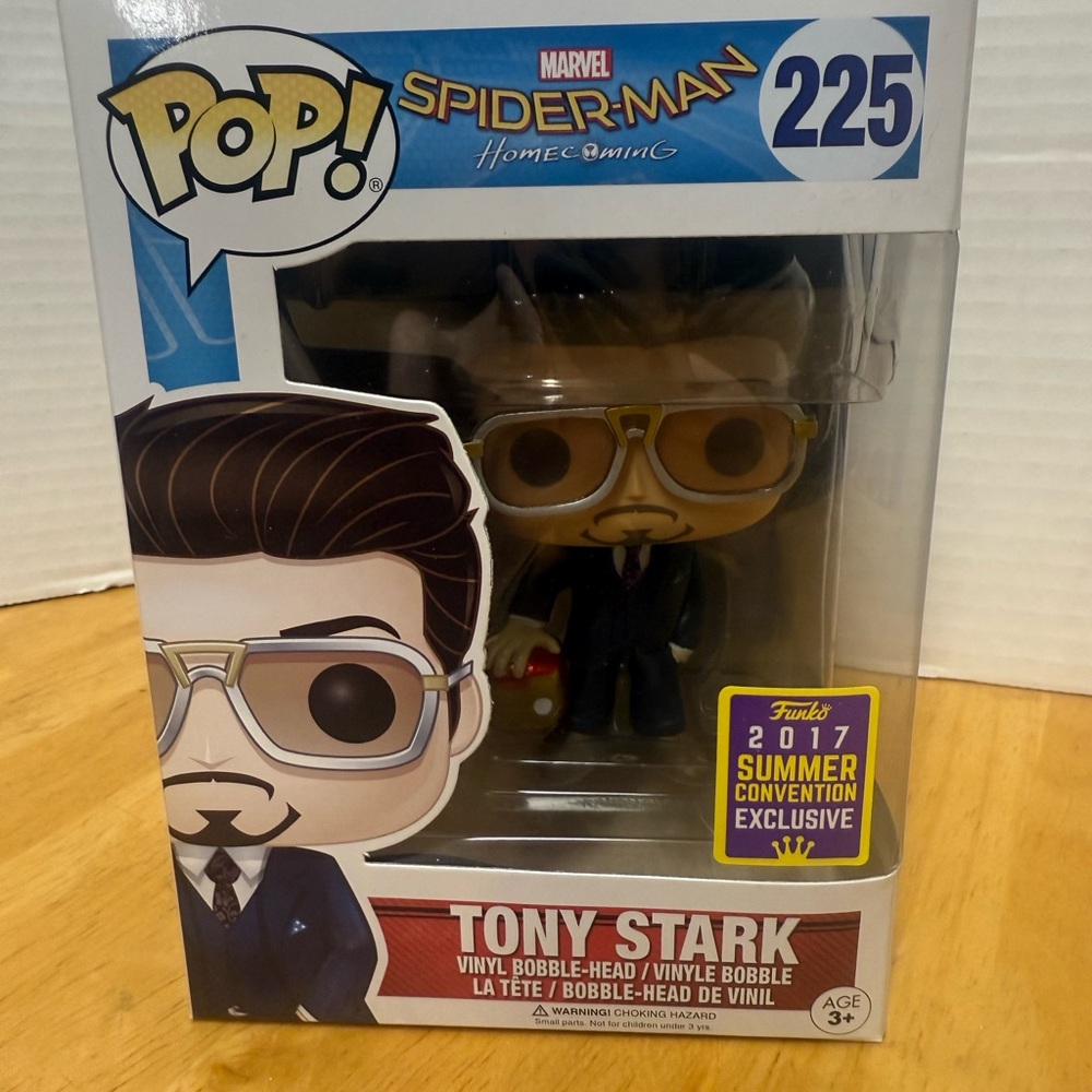 Funko Pop! Marvel Spiderman Tony Stark 225